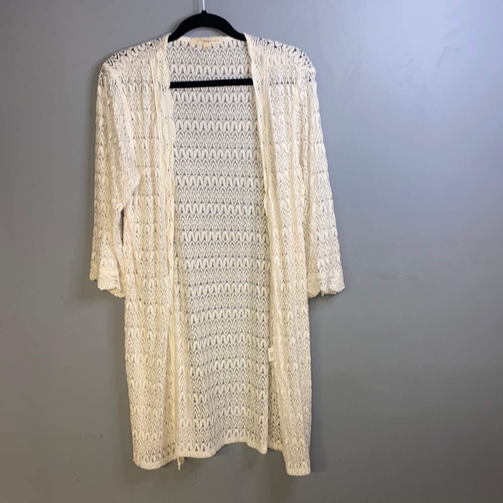 Rewind Lace Cardigan: Large
